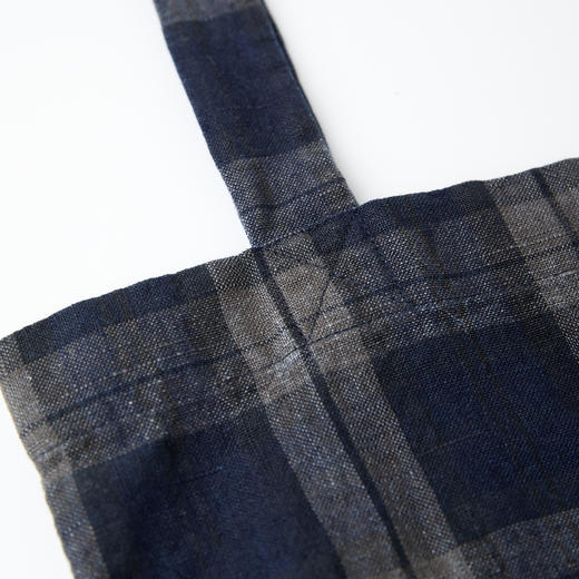 ROMI STUDIO 首饰袋 100%色织亚麻做旧格子手提单肩包RWCAPY5342 商品图2