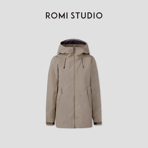 ROMI STUDIO“轻量风度”防风防水户外运动冲锋衣长款RWCAW85990【下架】 商品图2