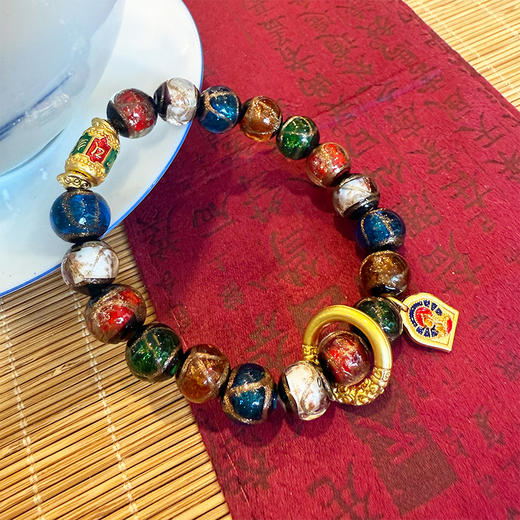 「禅心琉璃」香灰琉璃手串 香灰琉璃守护佛手串/香灰琉璃观音手串 商品图10