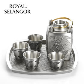 【彼达思】皇家雪兰莪 四君子酒具六件套