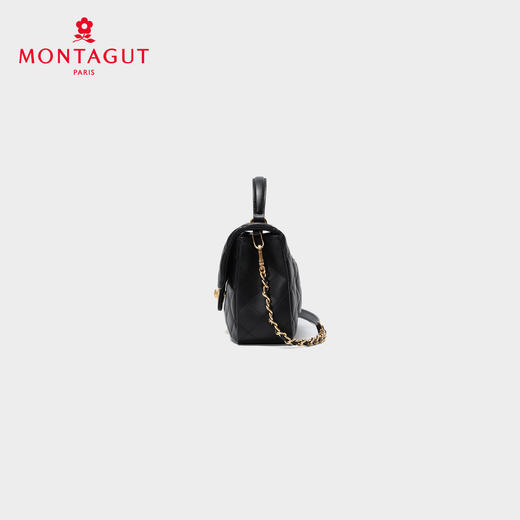 梦特娇女士时尚经典菱格包真皮链条包休闲斜挎包手提包牛皮包 商品图2