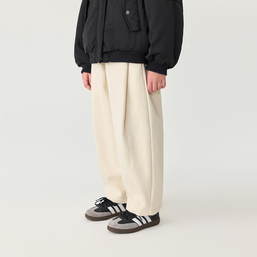 马克珍妮男女童温暖奥利绒折边香蕉裤2025年冬装新款551269 商品图2