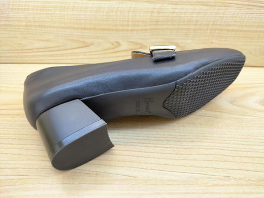 秋季新款豪行真皮女鞋时尚中跟舒适休闲简约单鞋23367189 商品图6