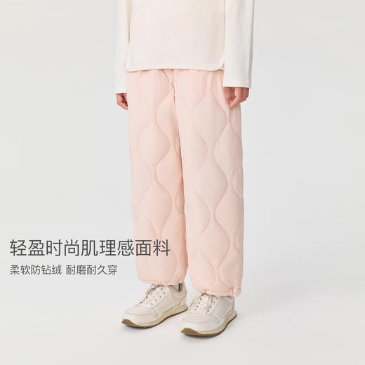 马克珍妮女童轻盈保暖云朵羽绒裤2025年冬装新款551776 商品图2
