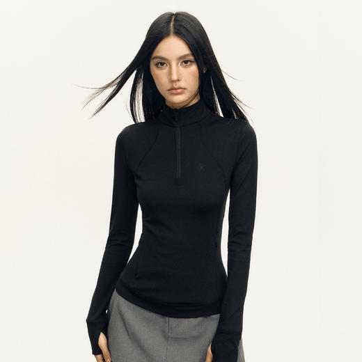 Ariseism 美式复古设计感紧身瑜伽长袖上衣女秋季新款 商品图3