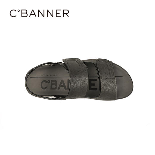 千百度夏季脚感舒适勃肯凉鞋男鞋A25389569 商品图2