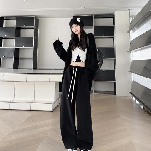 LUOQIQI冬日暖暖·豌豆裤 一体绒设计更加柔软舒适显瘦保暖 宽松裤腿轻松遮肉不挑身材 时尚百搭 商品图8