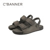 千百度夏季脚感舒适勃肯凉鞋男鞋A25389569 商品缩略图4