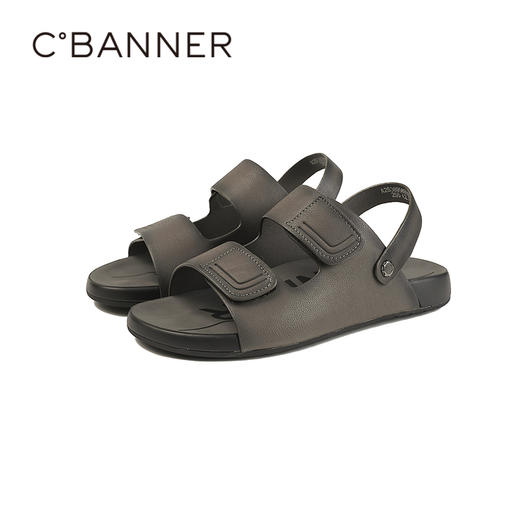 千百度夏季脚感舒适勃肯凉鞋男鞋A25389569 商品图4