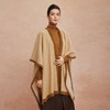 QG635斯尔丽25新款含羊毛净色秋冬高级感百搭披肩斗篷复古大气围巾 商品缩略图2