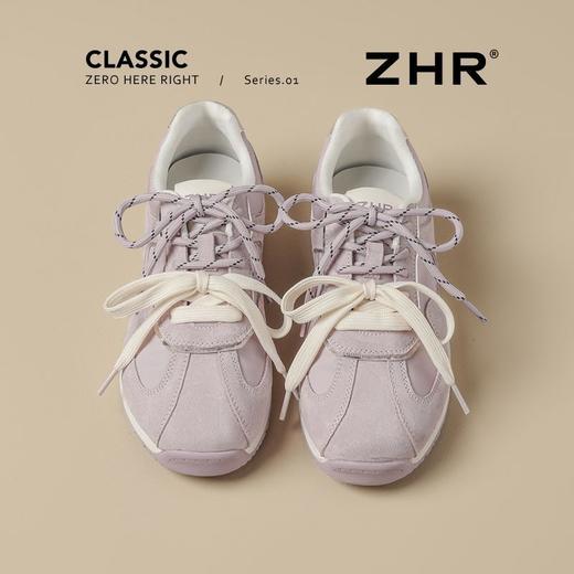 ZHR【头层猪皮】芭蕾风德训鞋女超软平底阿甘鞋复古百搭轻便女鞋 商品图2