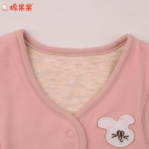 棉果果冬季新品暖姜棉柔软保暖140-160码中大童大码背心暖姜马甲M421171425692 商品图2