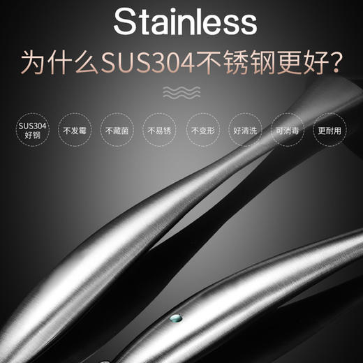 【跨境出口德国不锈钢硅胶铲】304不锈钢硅胶烹饪厨具套装加长不沾锅锅铲煎铲加厚隔热汤勺漏勺 商品图3