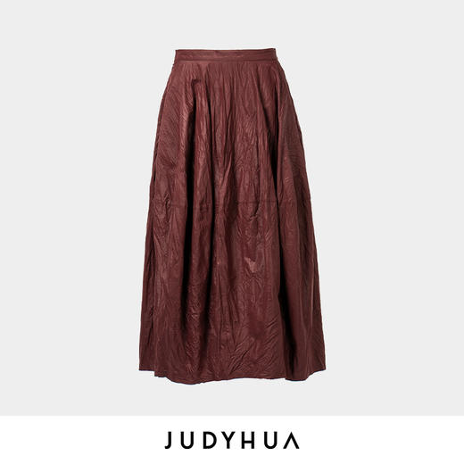 JUDYHUA 绿洲系列褶皱A字半裙 商品图4