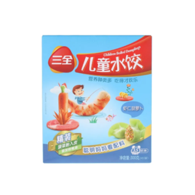 【超市】三全虾仁胡萝卜儿童水饺300g
