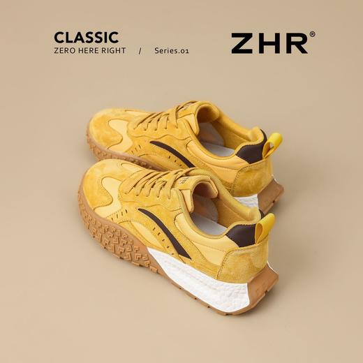 ZHR则则增高德训鞋2025新款厚底复古运动复古软底休闲阿甘鞋 商品图6