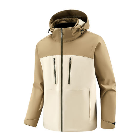 【热销爆款】}秋冬季三合一可拆卸情侣防护外套冲锋衣防风运动外套 BST8611 商品图0