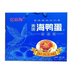 【45元/盒】亿站淘美味海鸭蛋20枚 1.2kg（0800209）