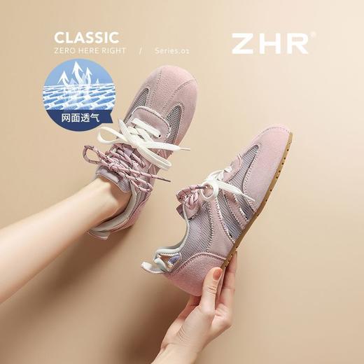 ZHR则则网面透气德训鞋女超软底夏季百搭运动鞋女复古阿甘鞋女款 商品图9