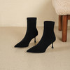 Westory2025年冬季尖头高跟包腿瘦瘦靴简约百搭弹力短靴S25DS85921 商品缩略图0