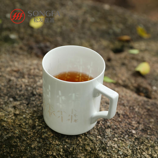 竹影清风玲珑盖杯 商品图2