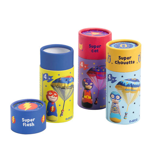 DJECO艺术降落伞兵户外放电 练追视道具（便携口袋玩具） 商品图8