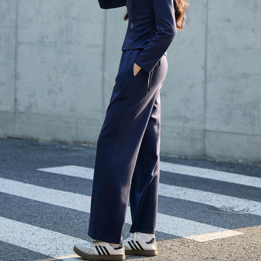 奢姿大码女装2025秋季时尚松紧腰设计阔腿裤胖妹妹气质百搭裤子9953594211B 商品图1