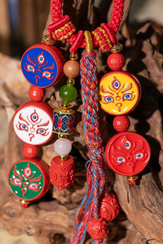 【朱砂 挂饰】包包配饰、钥匙配饰~高含量朱砂，求好运，“戴”好运，得好运！湖南湘西朱砂原石 商品图11