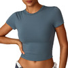 跃牌【轻匀系列】休闲百搭紧身速干健身上衣瑜伽服跑步普拉提运动T恤短袖DX3112 商品缩略图4