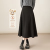 「高货xg」全新升级【铂金会员257/天猫339/差价82】(15235)洛诗琳气质百搭毛呢半身裙2025秋冬新款高腰显瘦A字裙女 商品缩略图0