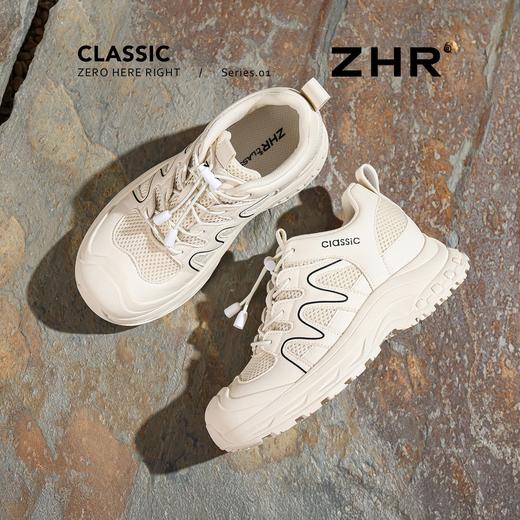 ZHR则则5CM增高山系户外休闲鞋免系带女鞋2025秋季软底显高运动鞋 商品图9