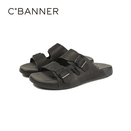 千百度夏季造型经典 低调雅致勃肯凉鞋男鞋A25389566 商品图4