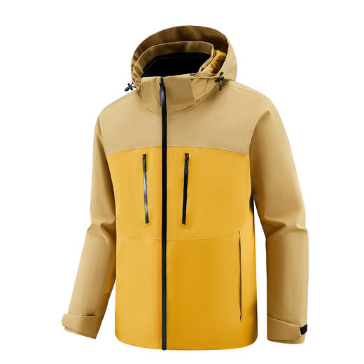 【热销爆款】}秋冬季三合一可拆卸情侣防护外套冲锋衣防风运动外套 BST8611 商品图3