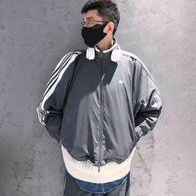 申洲订单，海外款在售！Adi*as/阿di达斯 情侣款复古立领运动休闲夹克外套