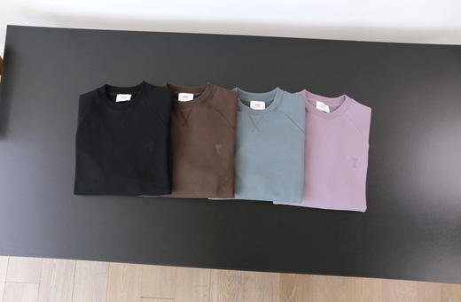 【开放日忙 秒杀价已调 直接拍】返场 AMI 25SS 爱心圆领卫衣 4色情侣款 商品图12