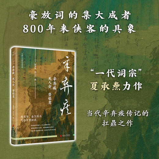 辛弃疾：无人会，登临意|一代词宗夏承焘力作！以史解词品辛弃疾：从 “气吞万里” 豪迈到悲慨，剖精神矛盾、展两宋风云，还赠《江山万里图》折页！ 商品图1