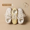 ZHR则则青春系列德训鞋秋季平底轻便阿甘鞋芭蕾珍珠双系带休闲鞋 商品缩略图1