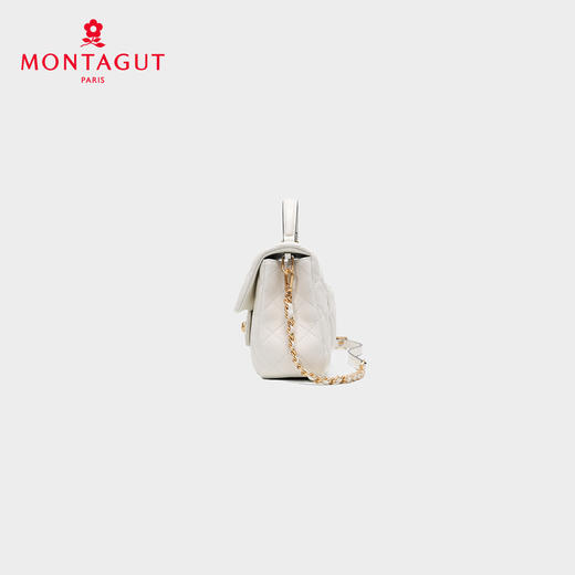 梦特娇女士时尚经典菱格包真皮链条包休闲斜挎包手提包牛皮包 商品图7