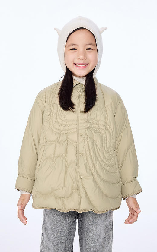 jnby   25年冬款  轻薄短款羽绒服   1P0C11030 商品图6