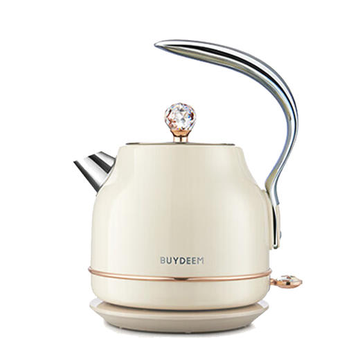北鼎 Buydeem K208炫彩全304不锈钢电水壶 香槟黄【LXKGZQ8.0】 商品图0