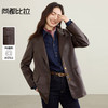 【内购】【再生纤维素】摩登都市通勤平驳领异形扣长袖宽松显瘦PU皮衣外套-W53GE2747 商品缩略图0