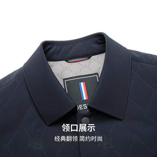 含桑蚕丝填充 翻领棉衣 商品图6