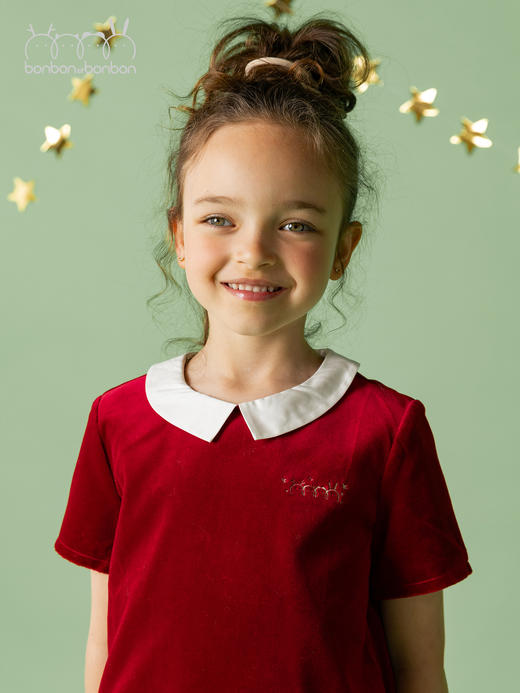 波尔多红丝绒上衣 商品图4