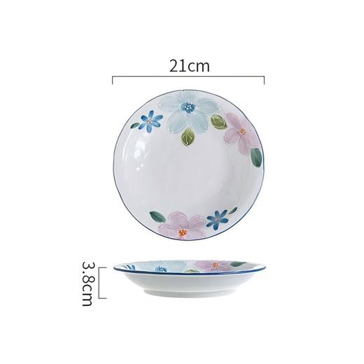 冠祥210mm印纹飞边汤盘 商品图0