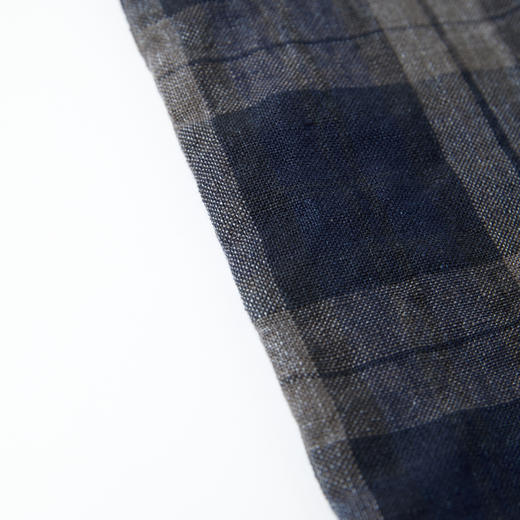 ROMI STUDIO 首饰袋 100%色织亚麻做旧格子手提单肩包RWCAPY5342 商品图3