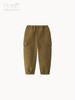亚麻棕加绒收口长裤 商品缩略图1