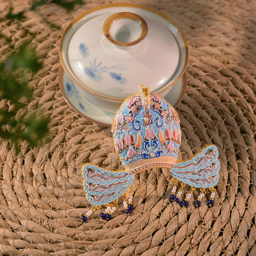 宋代皇后龙凤花钗冠金属冰箱贴，浙江人民出版社x中国丝绸博物馆联名出品。【预售10月底发货】 商品图2