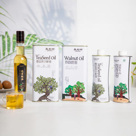 营养好油！嘉利好 有机铁核桃油/普洱茶叶籽油 营养健康 美味提鲜 商品图1