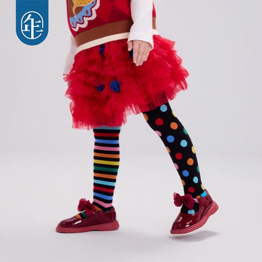 年衣童装儿童半身裙女童25秋冬新款公主风蛋糕裙花样多多半身裙 商品图4