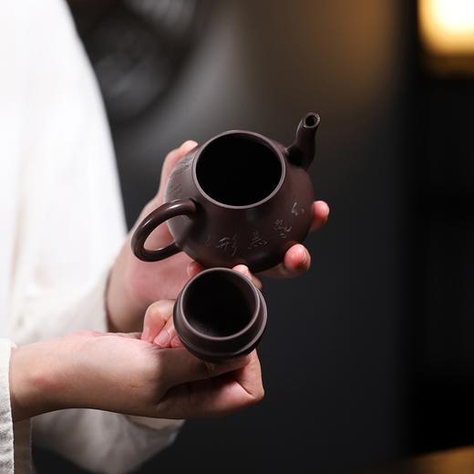 （下单赠下单赠茶杯+茶叶）俞震大师5款紫砂壶 ，皆为原矿紫茄泥，经30年陈腐，1180°高温煅烧而成【G】 商品图1